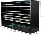 PAG Mail Sorter Organizer, Wood Literature Organizer, Student Mailbox - Image 4
