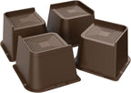 MXMZHXU Bed Risers 2 inch, 3 inch, 4 inch, 6 inch or 8 inch Heavy Duty by MXMZHXU