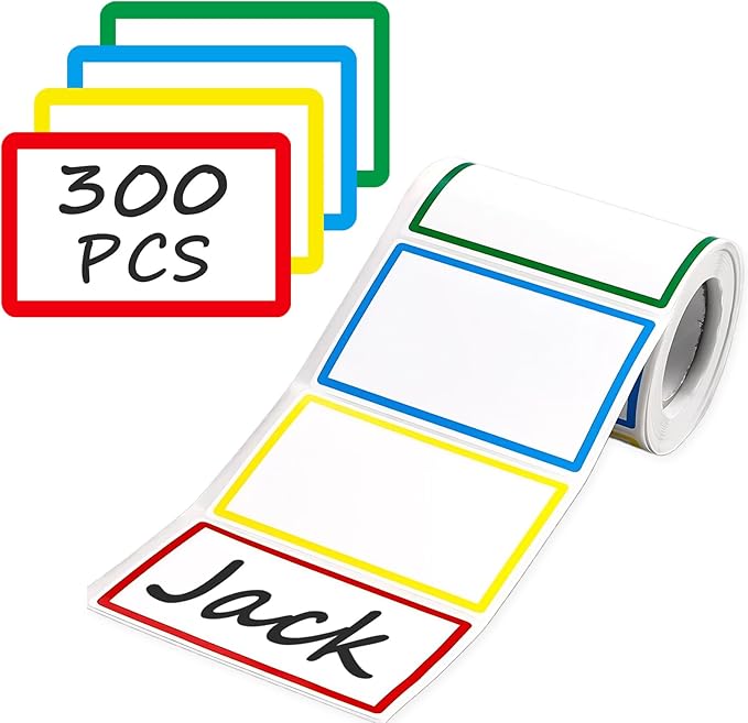 300 PCS Name Tag Stickers by Unknown