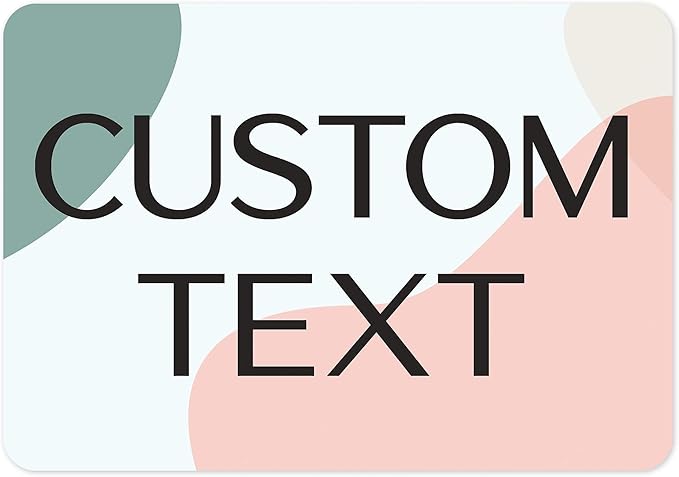Custom Sign, Custom Street Sign, 11 Font Colors, 13 Font Styles, 4 Hole Options by MySignCenter