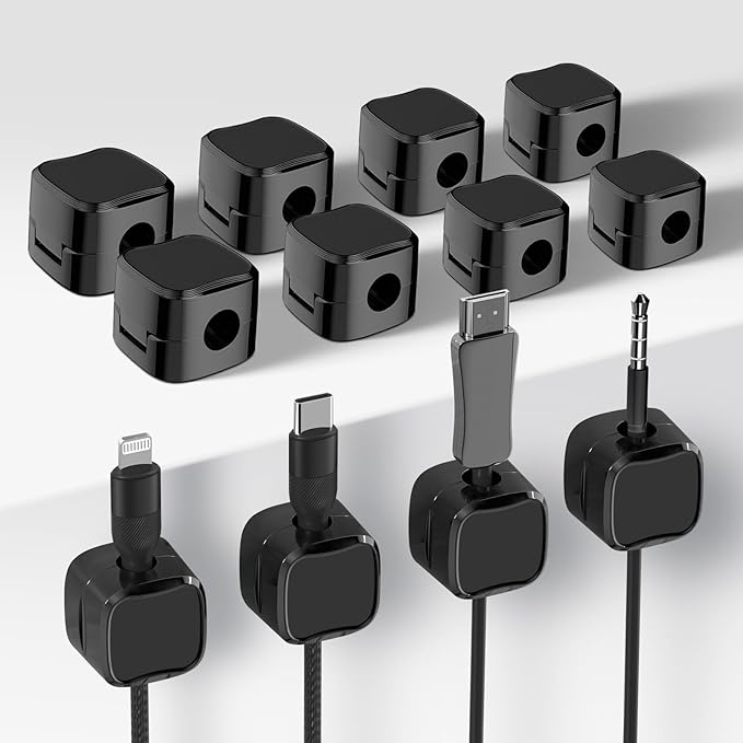12 Pack Cable Clips, Cord Organizer, Cord Holder by Unknown