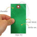 SmartSign 4.75 x 2.375 inch Blank Tyvek Shipping Tags - Image 6