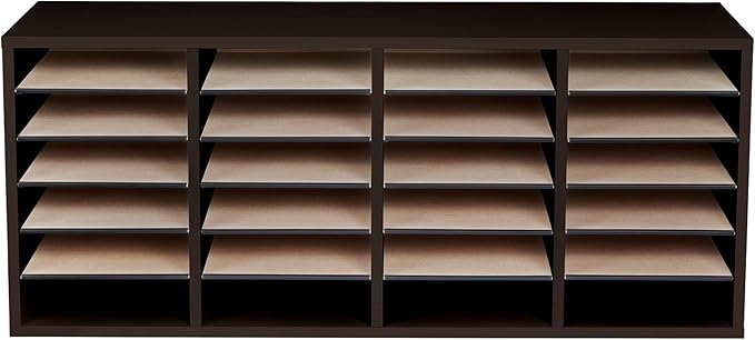 Safco Wooden Paper and Mail Organizer - Image 2