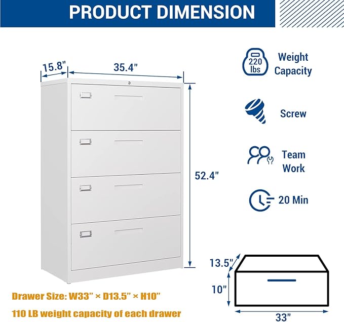 Fesbos Lateral File Cabinet - Image 3