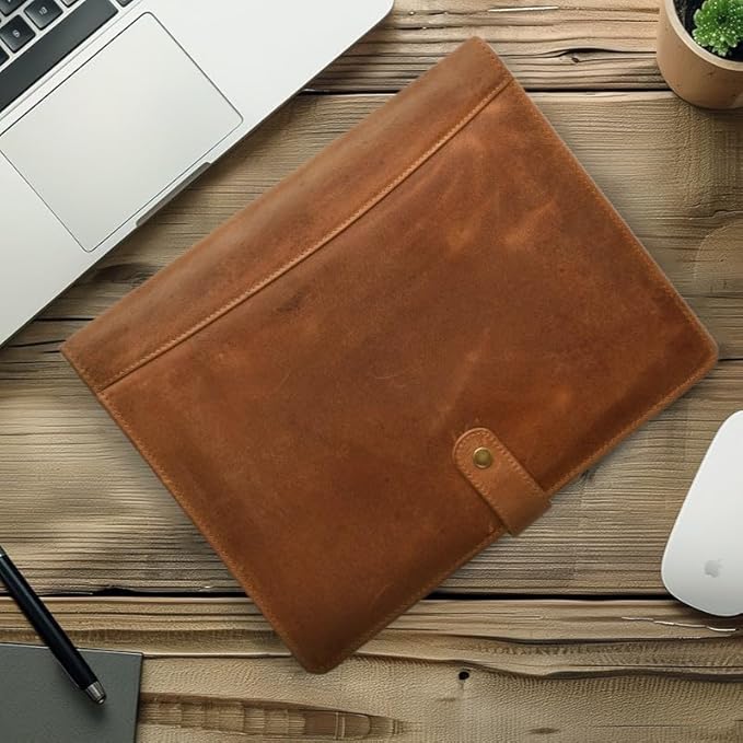Leather Village Leather Portfolio Organizer - Image 6