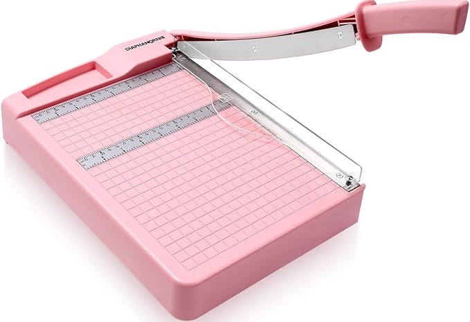 Paper Trimmer, Paper Cutter 12 Sheets, Cardstock/Laminate by DIAPHANORNIS