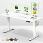 veken 55 inch large electric standing desk, gaming, main product view