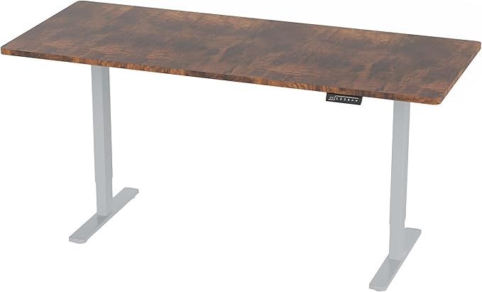 VIVO Electric 71 x 30 in Rustic Standing Desk, Memory Height Adjustment - Image 9