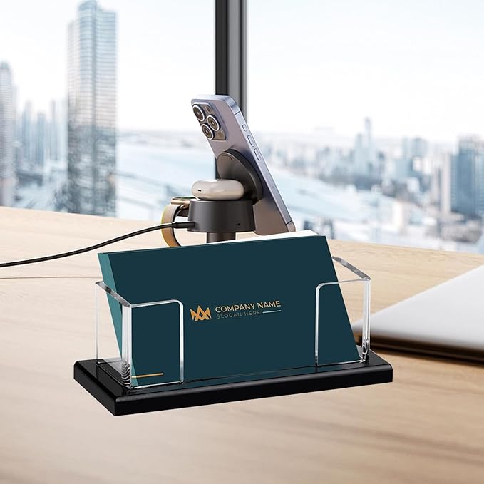 Weiai Acrylic Business Card Holder Stand - Image 5