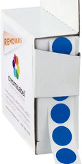 ChromaLabel 1/2 Inch Circle Sticker Labels, Removable Sticky Dots by ChromaLabel