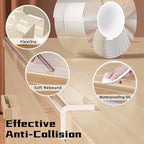 Clear Soft Corner Protectors for Furniture Strip, 1.57 in x 13.12 FT Edge Bumper - Image 4