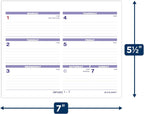 AT-A-GLANCE 2024 Flip-A-Week Weekly Desk Calendar Refill, 7in X 5 5/8in (SW705X5024)