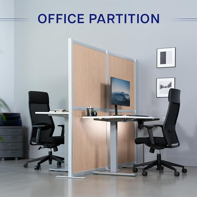 VIVO Modular Wall System, 2 PET Panels, Modern Professional Office Cubicle - Image 4