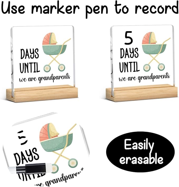Cool Gifts for New Grandparents, Pregnancy Announcement for Grandparents - Image 2