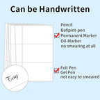 STARLIBOO Removable Colored Labels Stickers, 3X5 Inch Removable Large Label - Image 3