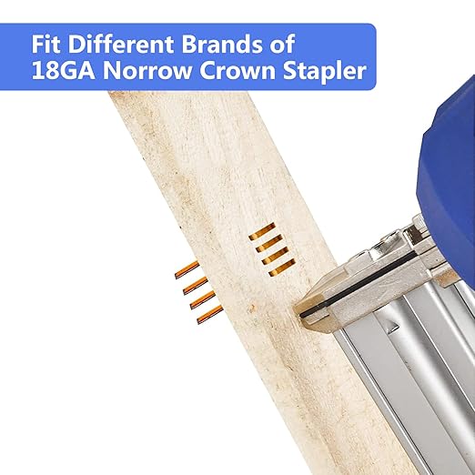 SimCos 18 Gauge 1/4" Narrow Crown Staples, Galvanized Upholstery Staples - Image 5