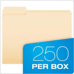 Pendaflex File Folders,250 Bulk Package,Durable Manila Folders,Letter Size (8.5" x 11"),3 Tabs for Easy Labeling,Everyday Filing Essential for Offices,Classrooms&Home Document Organization (Pack of 2)