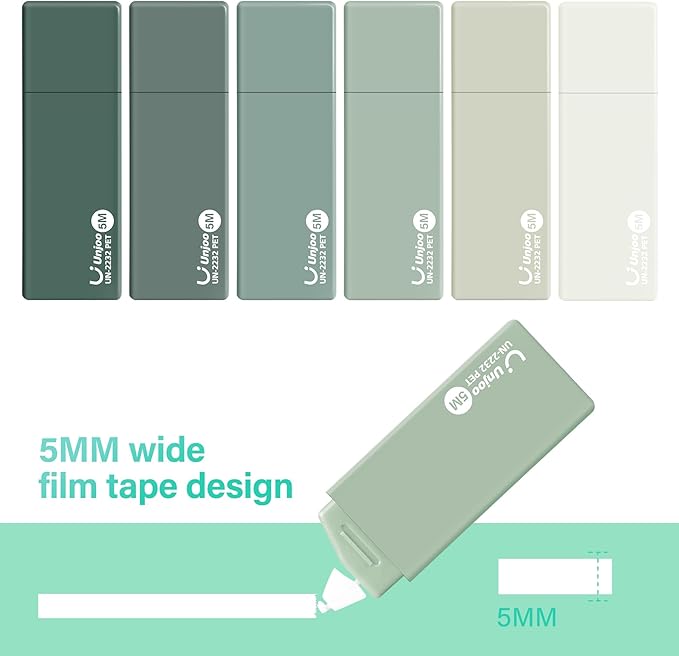 Unjoo White Correction Tape, For school, Office Workers - Image 6