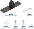 PATIKIL 1.8x1.3x2.5" Desk Divider Support Clamp - Image 3