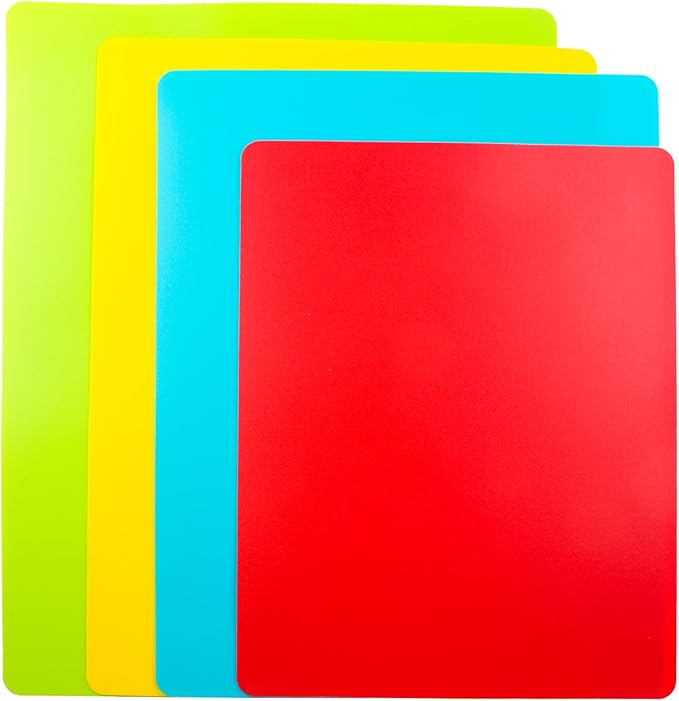 8 Pieces Flexible Cutting Board mats, Plastic Cutting Boards - Image 7