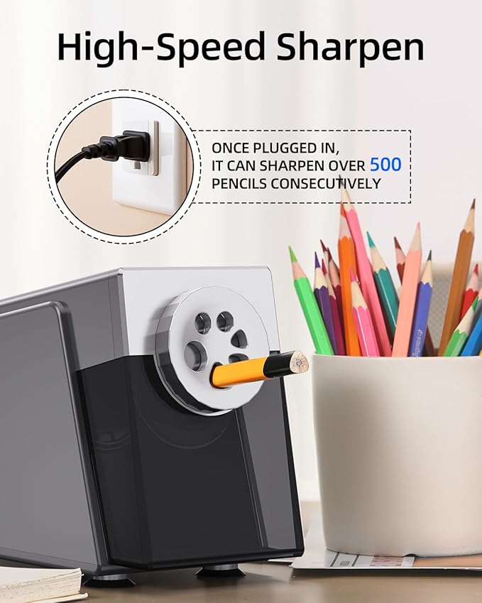 ZMOL Heavy Duty Electric Pencil Sharpener - Image 2