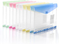 11-Hole Binder Pockets, Fits Letter/A4 Size for 2/3/4 Ring Binder, 10 Pack | Plastic Expanding File Folders with Label & Hook-Loop Closure, 200-Sheet Capacity, Suitable for Home, Office, School