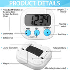 weewooday 24 pcs digital kitchen timer bulk for, close-up detail