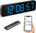 15.2" digital wall clock with app & remote, main product view
