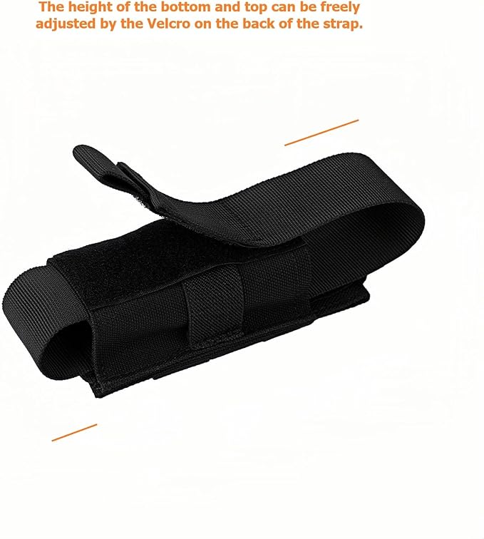 Tactical Flashlight Holster MOLLE Torch Holder MK4 OC/Mace Pepper Spray - Image 3