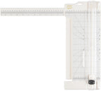 Vaessen Creative Trimmer + Scoring Board 4.5" for Scrapbooking, Cardmaking and Other Paper Crafts, White, 11,4 x 30,5 cm