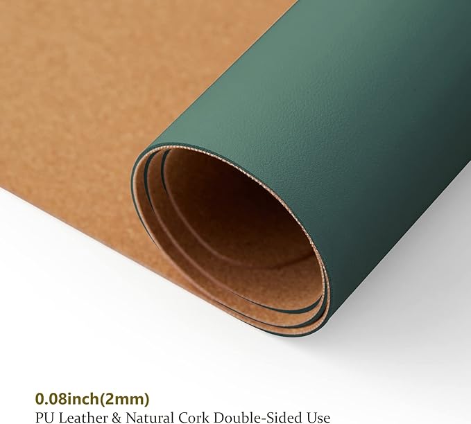 Cork Desk Mat - Dual-Sided Desk Pad - Image 3