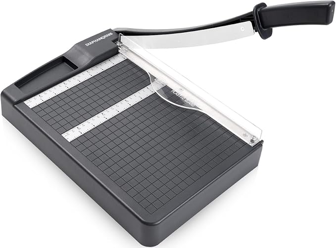Paper Cutter, Paper Trimmer12" Cutting Length Heavy Duty Guillotine Paper Slicer by DIAPHANORNIS