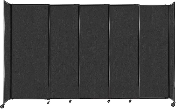 Versare Straightwall Sliding Portable Wall Partition | Freestanding Office by VERSARE