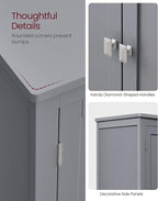 VASAGLE Floor Storage Cabinet, Freestanding Storage Unit - Image 7