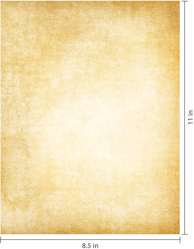 50 Stationery Vintage Antique Design Printing/Writing Papers 8.5 x 11 in - Image 2