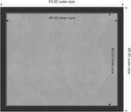 Amanti Art Black Framed Magnetic Board 45x53 Oversize Vision Board - Image 4