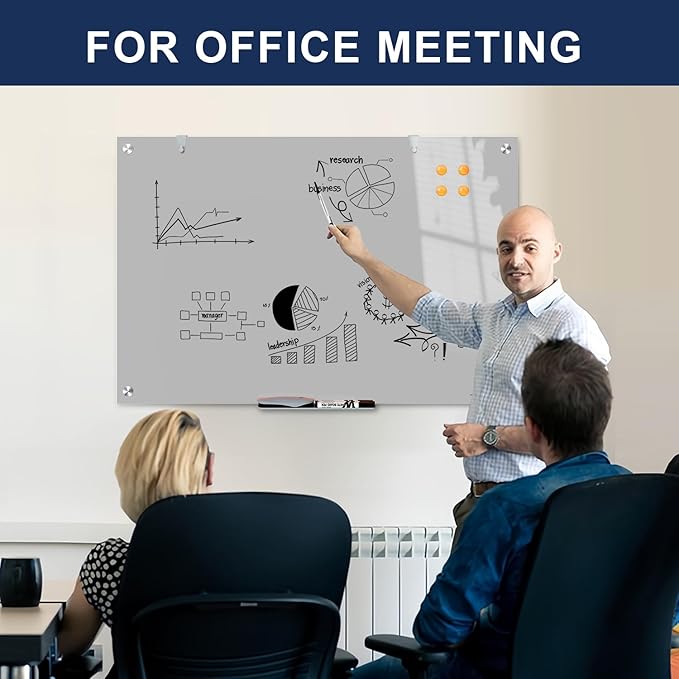 TSJ OFFICE Glass Dry-Erase Board - Image 6