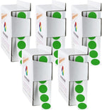 ChromaLabel 1/2 Inch Circle Sticker Labels, Removable Sticky Dots by ChromaLabel