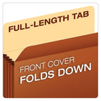 Pendaflex Expanding File Pockets, Letter Size, 5.25" Expansion, Reinforced with DuPont™ Tyvek® Material, Redrope, 10 per Box (1534G-OX)