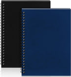 Yahenda 2 Pcs Spiral Notebook Bulk A5 Journal Lined 8.3'' x 5.5'' Writing by Yahenda
