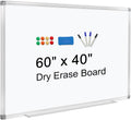 H-Qprobd Dry Erase Board for Wall 60"x40" Aluminum Presentation Magnetic