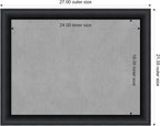 Amanti Art Black Framed Magnetic Board 21x27 Medium Vision Board - Image 4