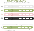 Donruby 24Pcs Silicone Cable Ties - Image 2