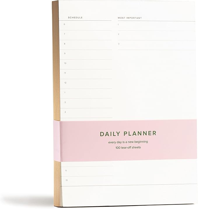 Daily To-Do List Notepad – Desk Pad by KunitsaCo