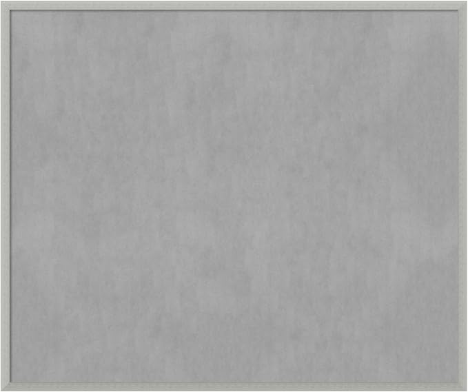 Amanti Art Silver Framed Magnetic Board 42x50 Oversize Vision Board by AmantiArt