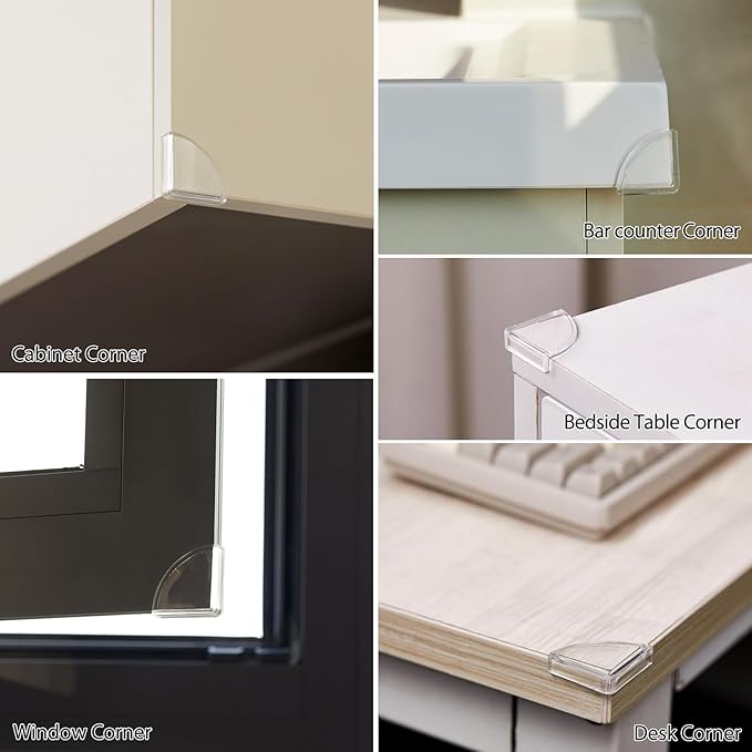 EBUKTUK 8pcs, Table Corner Protector, Corner Protector to Cover Sharp Furniture - Image 3
