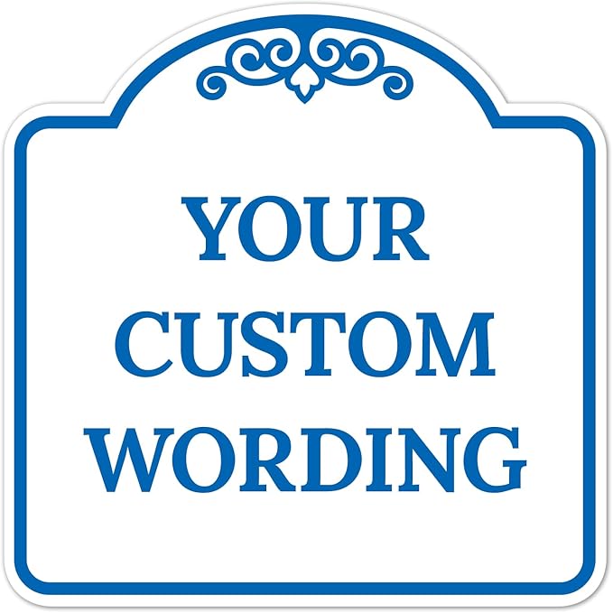 Custom Decorative Sign, Personalized Metal Sign by SigoSigns