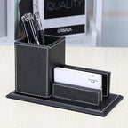 KINGFOM PU Leather Desk Organizer and Accessories, Pencil Holder - Image 7