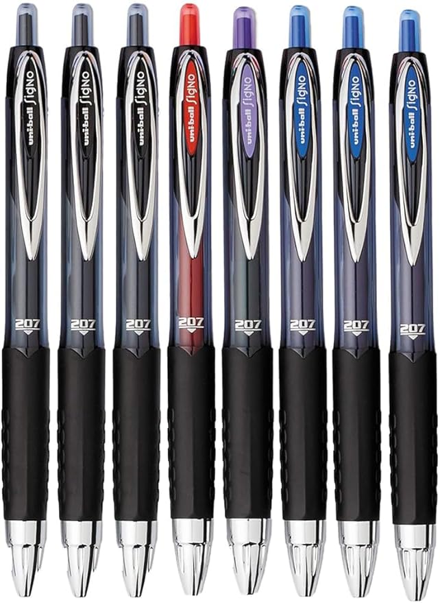 Advantage Gifts Signo 207 Roller Ball Retractable Gel Pens, Medium Point by Advantage+Gifts