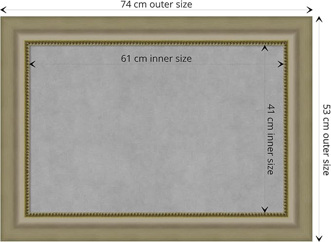 Amanti Art Silver Framed Magnetic Board 21x29 Medium Vision Board - Image 4